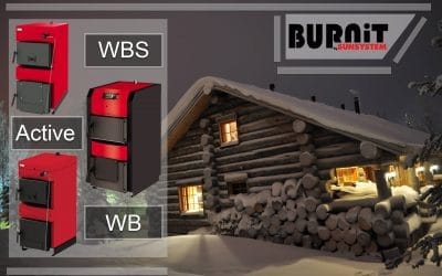 Range of boilers for solid fuel heating WBS