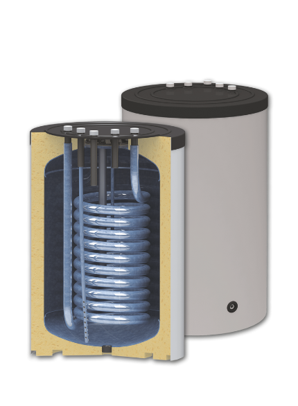 Емайлирани бойлери за газови котли SUNSYSTEM SWUP EXT
